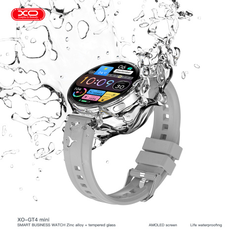 XO smartwatch GT4 Mini Amoled srebrny
