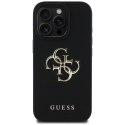 Etui Guess Grained Big 4G Logo Small Classic Logo do iPhone 16 Pro Max czarny