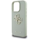 Etui Guess Grained Big 4G Logo Small Classic Logo do iPhone 16 Pro Max zielony