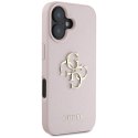Etui Guess Grained Big 4G Logo Small Classic Logo do iPhone 16 różowy