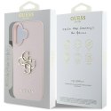 Etui Guess Grained Big 4G Logo Small Classic Logo do iPhone 16 różowy