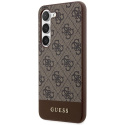 Guess GUHCS23MG4GLBR S23+ S916 brązowy/brown hardcase 4G Stripe Collection