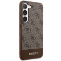 Guess GUHCS23MG4GLBR S23+ S916 brązowy/brown hardcase 4G Stripe Collection
