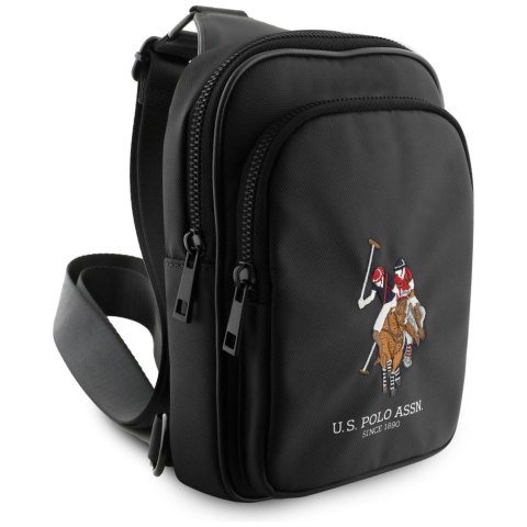 Torebka na telefon US Polo Petit Pique Crossbody czarny