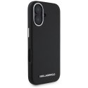 Karl Lagerfeld nakładka Hardcase MagSafe FW Saffiano Metal Logo do iPhone 16 6,1" Czarna