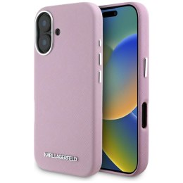 Karl Lagerfeld nakładka Hardcase MagSafe FW Saffiano Metal Logo do iPhone 16 6,1