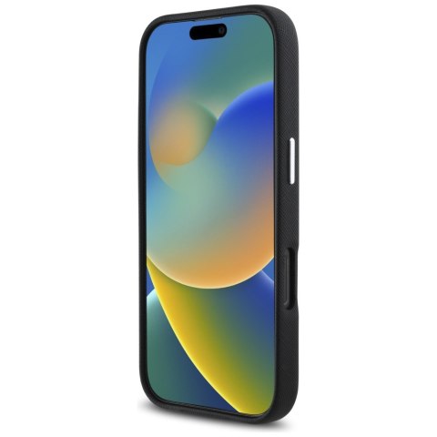 Karl Lagerfeld nakładka Hardcase MagSafe FW Saffiano Metal Logo do iPhone 16 Pro Max 6,9" Czarna