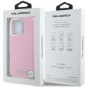 Karl Lagerfeld nakładka Hardcase MagSafe FW Saffiano Metal Logo do iPhone 16 Pro Max 6,9" Różowa