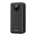 BWOO Power bank 22,5W, 30000 mAh z wyświetlaczem LCD, czarny