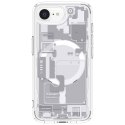 Etui Spigen Ultra Hybrid Mag MagSafe do iPhone 16e zero one biały