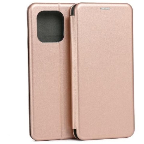 Etui Beline Book Magnetic Moto G15 różowo-złoty/rosegold