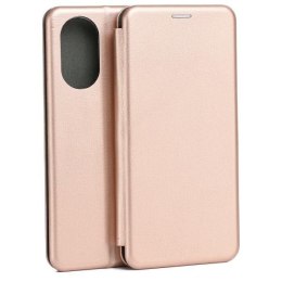Etui Beline Book Magnetic Realme 12 LTE różowo-złoty/rosegold