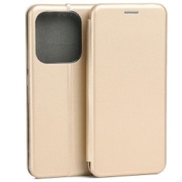 Etui Beline Book Magnetic Xiaomi Redmi Note 14 5G złoty/gold