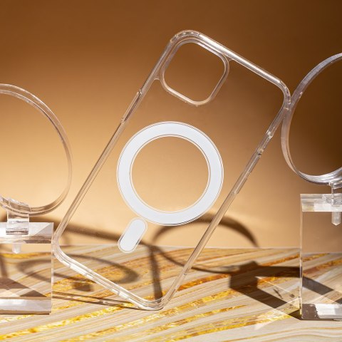 Nakładka Anti Shock 1,5 mm Mag do iPhone 14 Pro 6,1" transparentna big hole