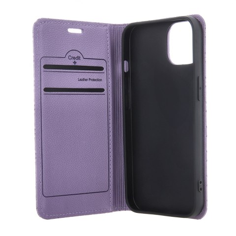 Etui Smart Caro do Xiaomi Redmi Note 14 5G (Global) fioletowe