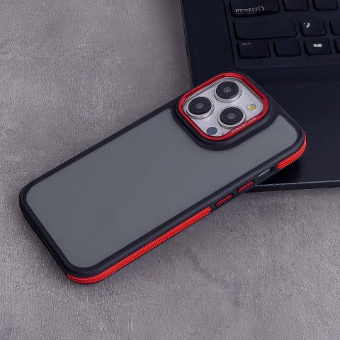 Nakładka Crystal Black do Xiaomi Redmi Note 14 5G (Global) czerwona