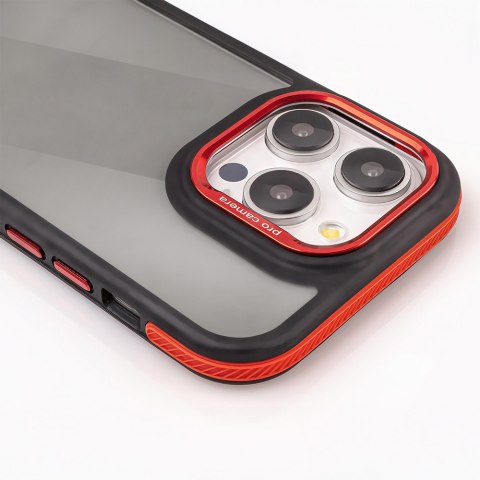 Nakładka Crystal Black do Xiaomi Redmi Note 14 5G (Global) czerwona