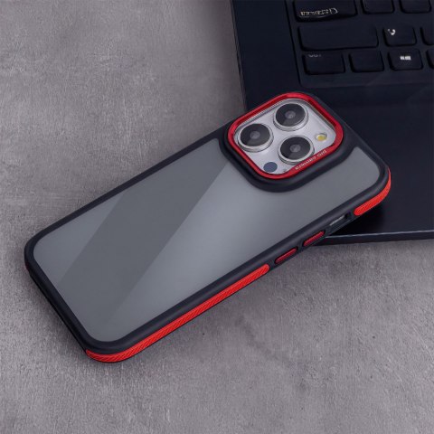 Nakładka Crystal Black do Xiaomi Redmi Note 14 5G (Global) czerwona