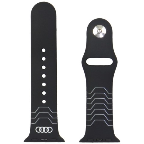 Pasek Audi Geometric Pattern Silicone Watch Strap do Apple Watch 40/41/42mm czarny