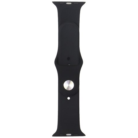 Pasek Audi Sport Red Logo Silicone Watch Strap do Apple Watch 44/45/46/49mm czarny