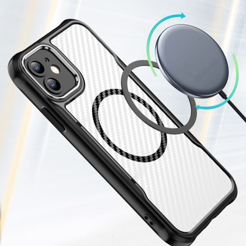 Nakładka Defender Carbon Mag do iPhone 11 czarna