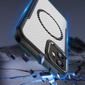 Nakładka Defender Carbon Mag do iPhone 12 6,1" czarna