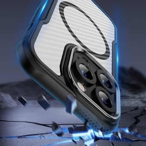 Nakładka Defender Carbon Mag do iPhone 14 Pro 6,1" czarna