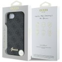 Etui Guess 4G Script Logo MagSafe do iPhone 16e czarny