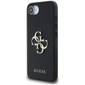 Etui Guess Grained Big 4G Logo Small Classic Logo do iPhone 16e czarny