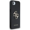 Etui Guess Grained Big 4G Logo Small Classic Logo do iPhone 16e czarny