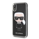 Karl Lagerfeld KLHCI61ICGBK iPhone Xrczarny/black Iconic Glitter