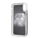 Karl Lagerfeld KLHCI61ICGBK iPhone Xrczarny/black Iconic Glitter