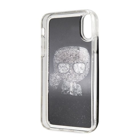 Karl Lagerfeld KLHCI61ICGBK iPhone Xrczarny/black Iconic Glitter
