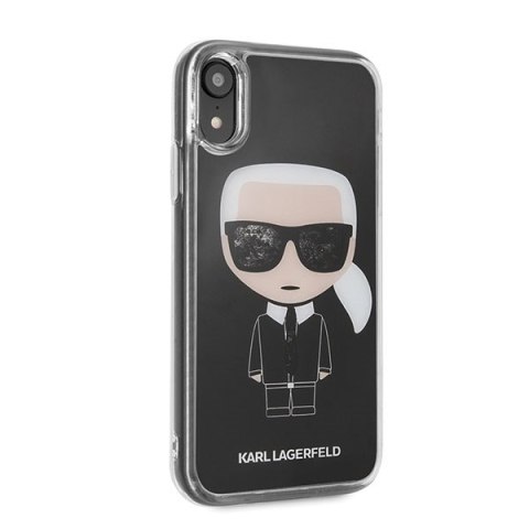Karl Lagerfeld KLHCI61ICGBK iPhone Xrczarny/black Iconic Glitter