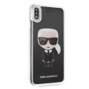 Karl Lagerfeld KLHCI65ICGBK iPhone XsMax czarny/black Iconic Glitter