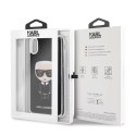 Karl Lagerfeld KLHCI65ICGBK iPhone XsMax czarny/black Iconic Glitter