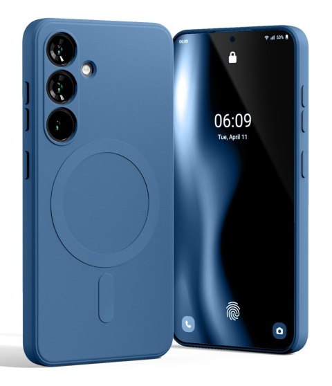 Mercury MagSafe Semi-Silicone Samsung S25 S931 niebieski /blue