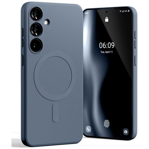 Mercury MagSafe Semi-Silicone Samsung S25+ S936 granatowy /sierra blue