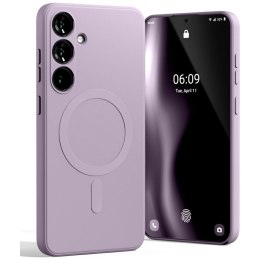 Mercury MagSafe Semi-Silicone Samsung S25+ S936 liliowy fiolet /lilac purple