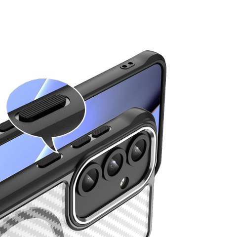 Nakładka Defender Carbon Mag do Samsung Galaxy S25 Plus czarna