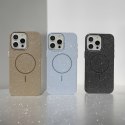 Nakładka Glitter Thin Mag do iPhone 13 6,1" brązowa