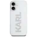 Karl Lagerfeld Nakładka HC IML Rhinestones Logo do iPhone 16 Przezroczysta