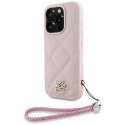 Karl Lagerfeld Nakładka HC Quilted PU Initial Logo & Chain Strap do iPhone 16 Pro Max Różowa
