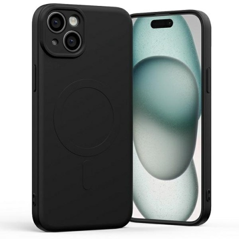 Mercury MagSafe Semi-Silicone iPhone 15 Plus / 14 Plus 6,7" czarny/black