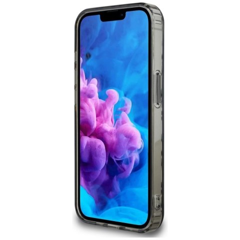 Etui Karl Lagerfeld IML Repeat Logo do iPhone 16e srebrny