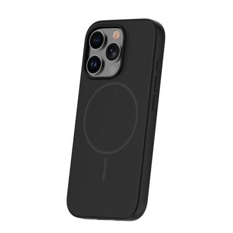 Nakładka Silicone Thin Mag do iPhone 16e czarna