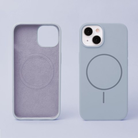 Nakładka Silicone Thin Mag do iPhone 16e jasnoniebieska