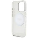 Etui Guess IML Metal Colored Circle Classic Logo MagSafe do iPhone 16 Pro biały