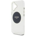 Etui Guess IML Metal Colored Circle Classic Logo MagSafe do iPhone 16 czarny