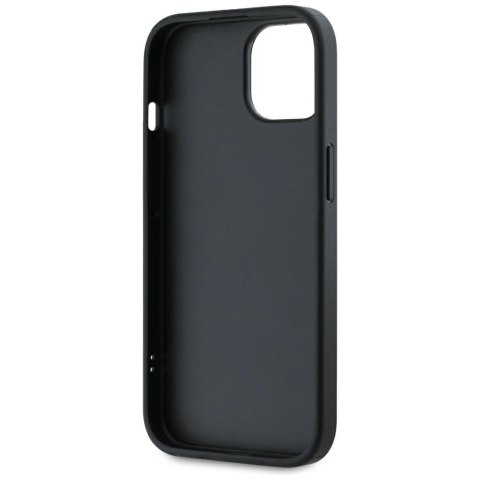Etui Karl Lagerfeld Saffiano Athleisure Stripes Cord do iPhone 15 różowy